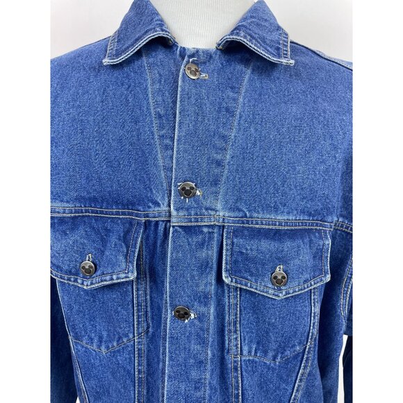 Vintage Disneyland Southern California Mickey Mouse Surfing Denim Jacket Size L - Picture 4 of 9